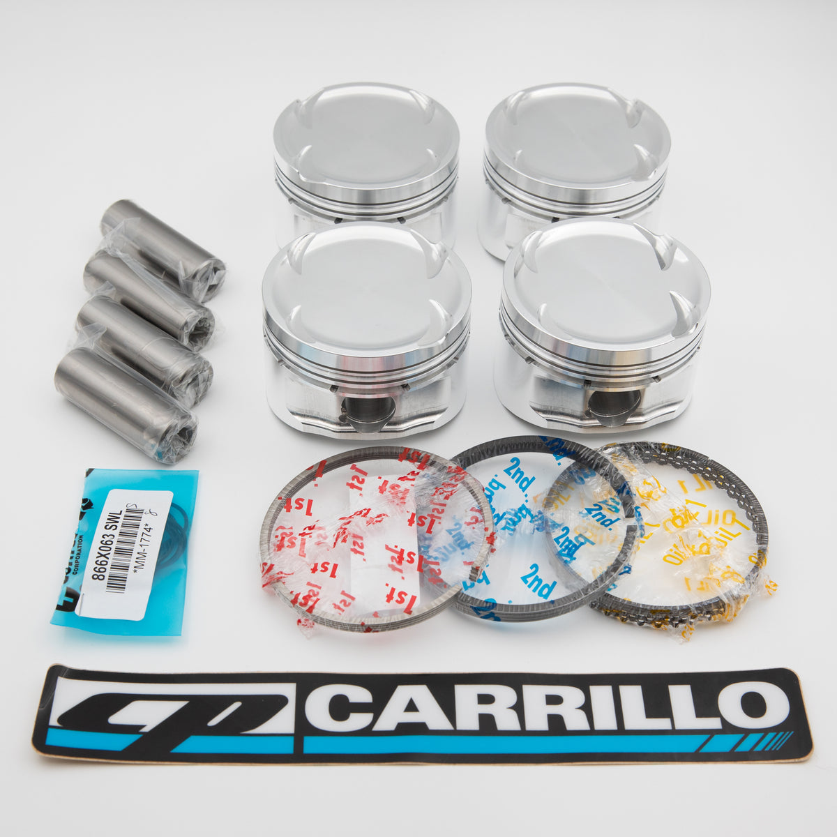 JE Pistons MITSU 4G63 EVO KIT Set of 4 Pistons