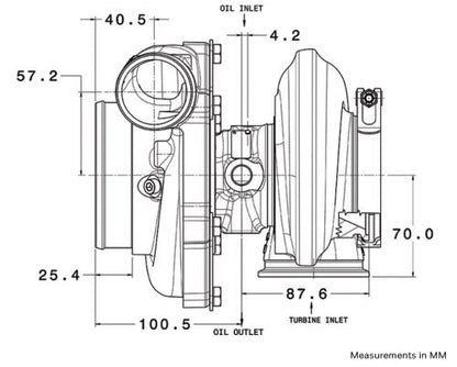 Garrett GTX3071R Gen II - V Band Single Entry .83 A/R