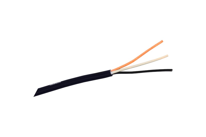 Haltech Cable - Multicore - 3 x 22AWG (Orange/Black/White) - 10M (32')Length: 10M / 32ft, ECU - HT-039203