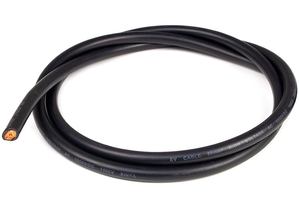 Haltech 1 AWG Battery cable black - Per meter HT-039222