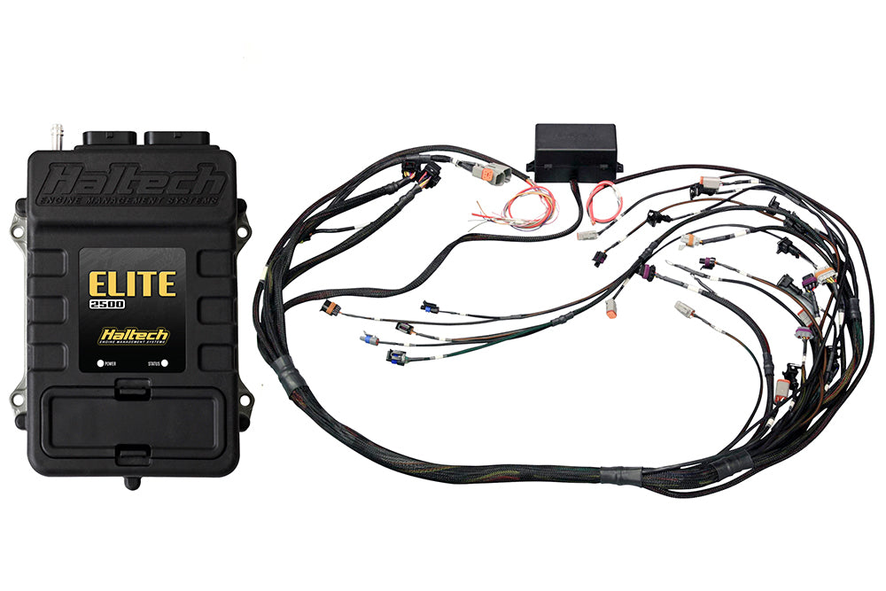 Haltech Elite 2500 GM GEN III LS1 non DBW Terminated Harness Kit EV1 HT-151360