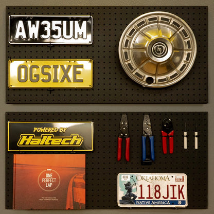 Powered By Haltech Vanity PlateLength: 380mm x 140mm, Merch - HT-300401