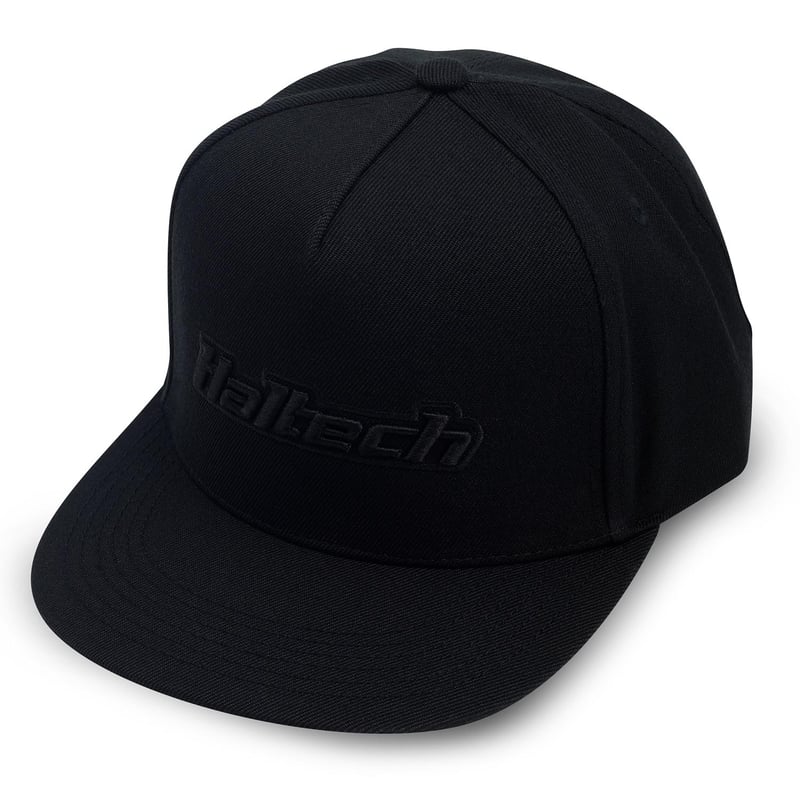 Haltech Snap Back Black on BlackSize: One size fits all., Merch - HT-301000