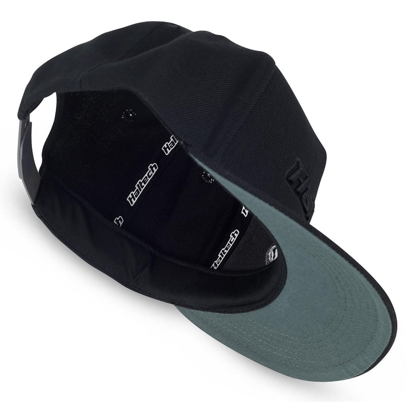 Haltech Snap Back Black on BlackSize: One size fits all., Merch - HT-301000