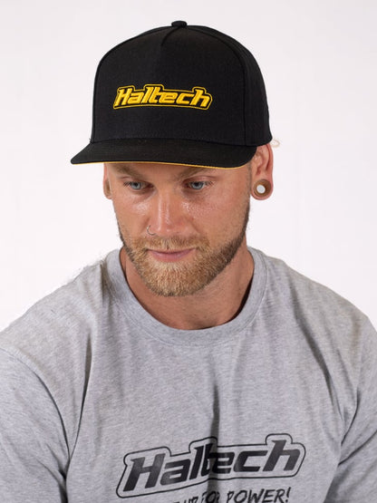 Haltech Snapback Cap Black with Yellow LogoSize: One size fits all, Merch - HT-301001