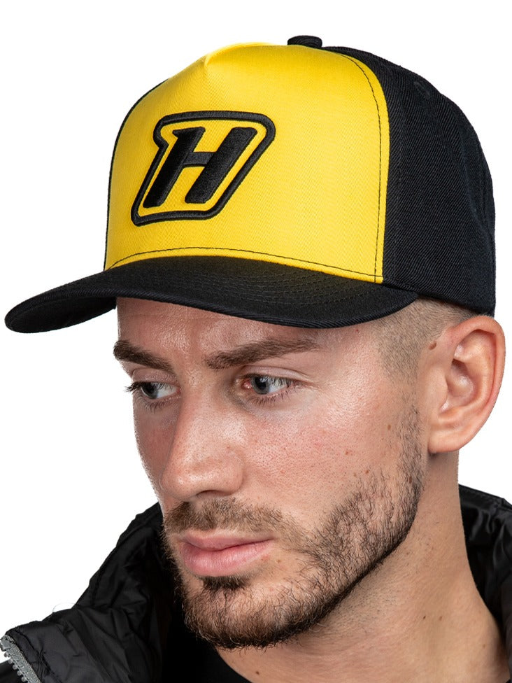 Haltech Snap Back Yellow with H LogoSize: One size fits all., Merch - HT-301003