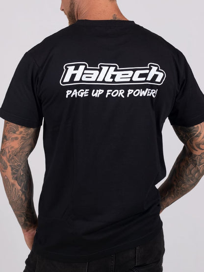 Haltech "Classic" T-Shirt BlackSize: Small, Merch - HT-301640BS