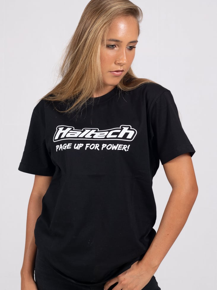 Haltech "Classic" T-Shirt BlackSize: Small, Merch - HT-301640BS