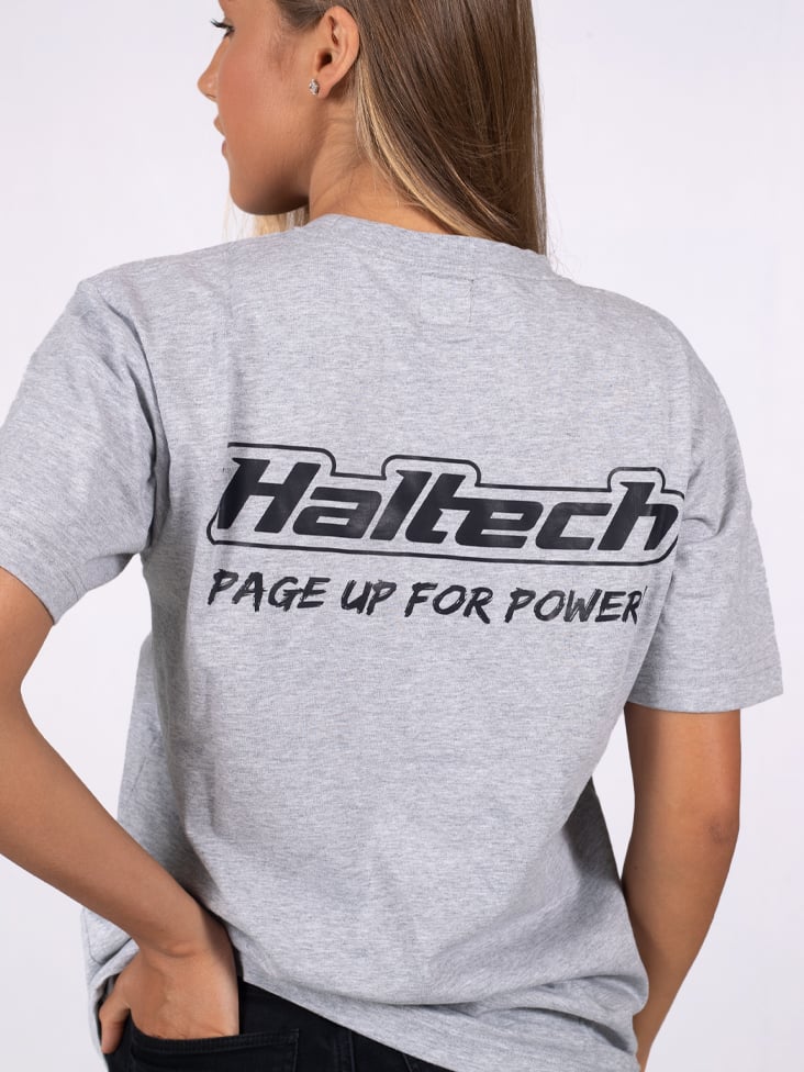Haltech Classic T-Shirt GreySize: Small, Merch - HT-301640GS