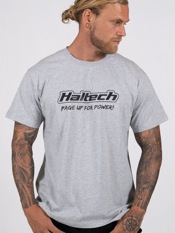 Haltech Classic T-Shirt GreySize: XL, Merch - HT-301640GXL