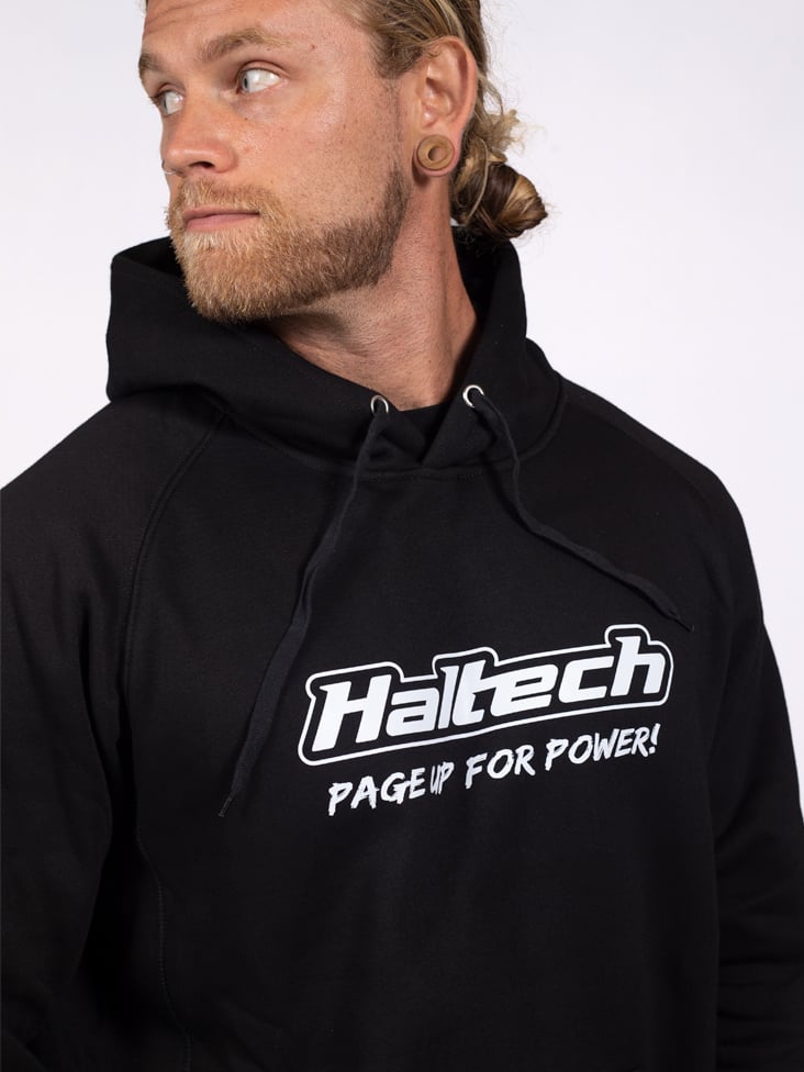 Haltech "Classic" Hoodie BlackSize: 4XL, Merch - HT-301910B4XL