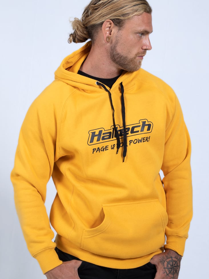 Haltech "Classic" Hoodie YellowSize: 5XL, Merch - HT-301910Y5XL