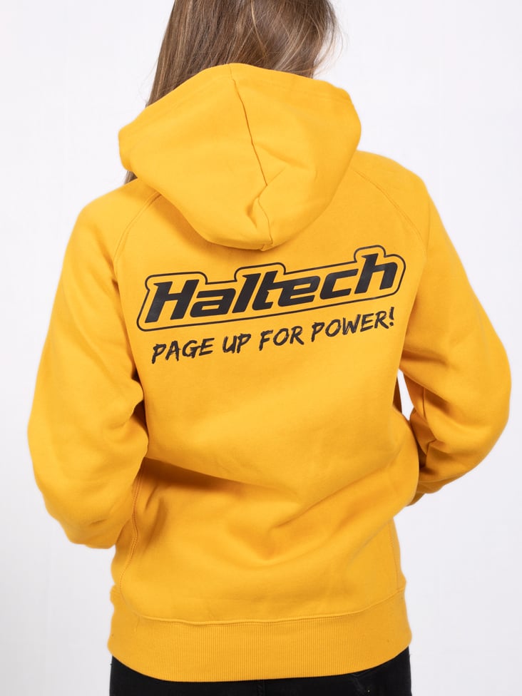 Haltech "Classic" Hoodie YellowSize: 5XL, Merch - HT-301910Y5XL