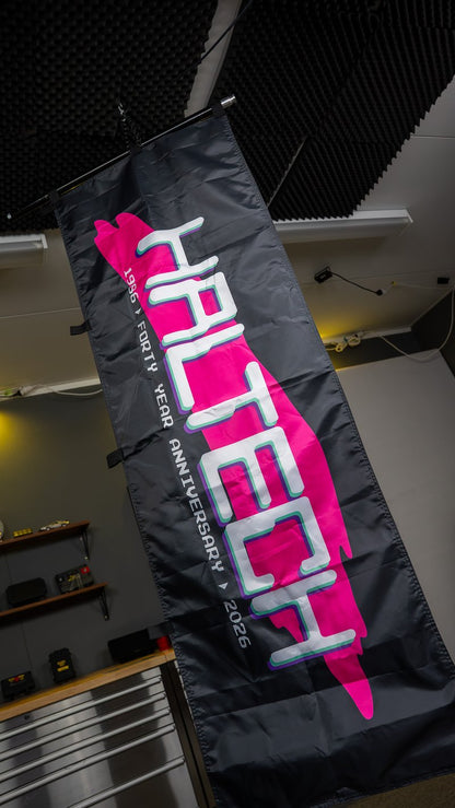 Haltech 40th Anniversary Nobori Flag - One size, Merch - HT-330904