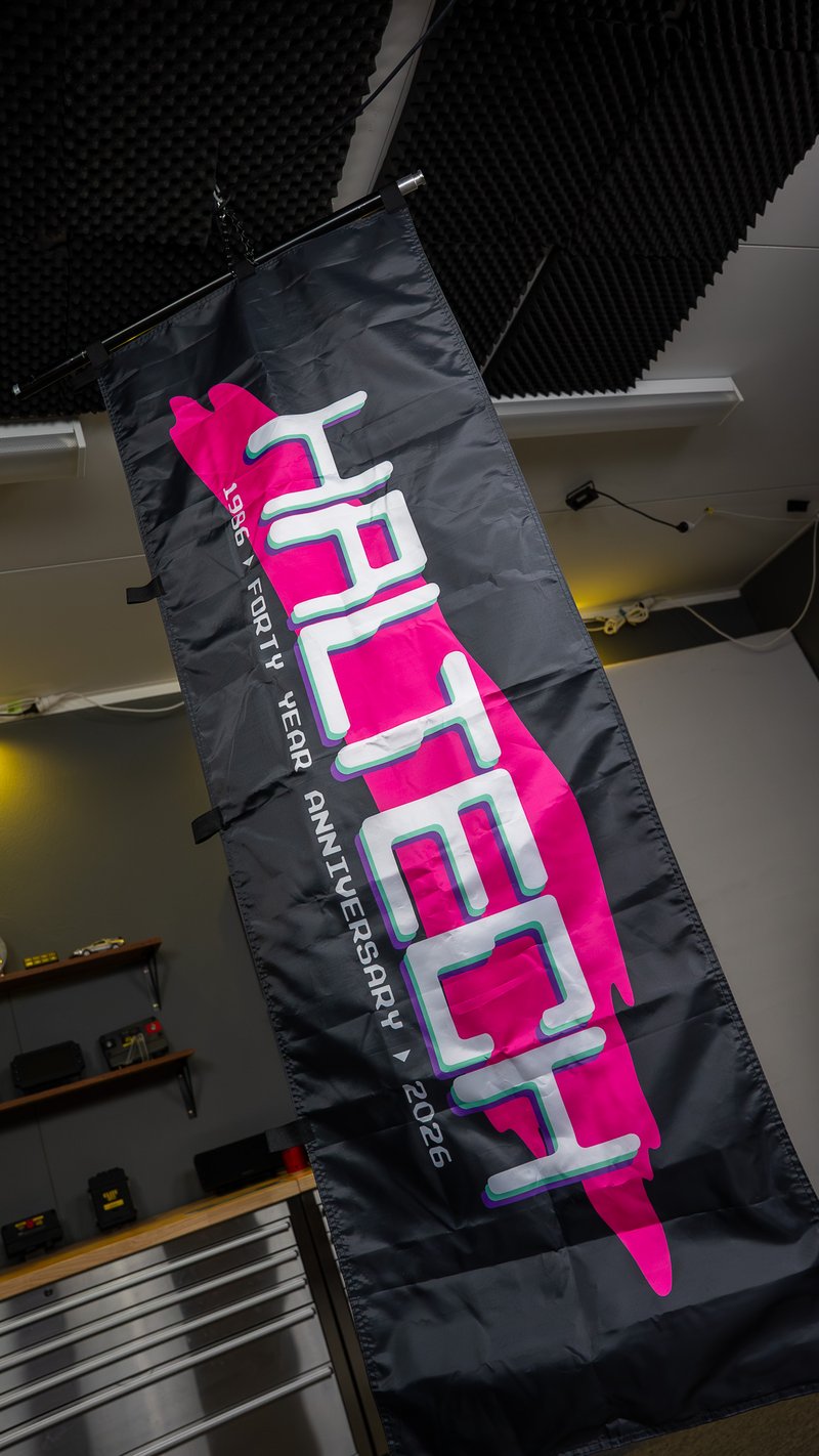 Haltech 40th Anniversary Nobori Flag - One size, Merch - HT-330904