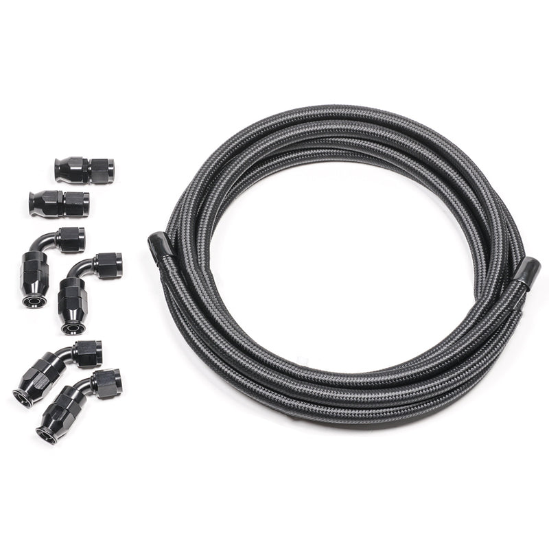Radium 10AN Universal PTFE Hose Kit - Black - Carbon - 20-1210 - Radium AN Fitting