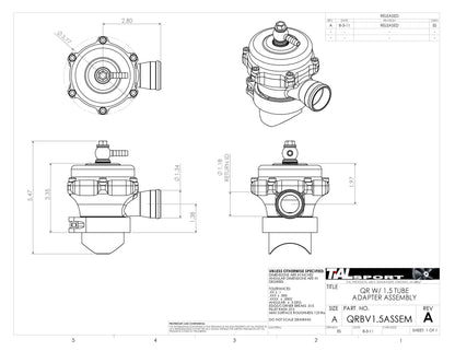 Tial QR Blow Off Valve - Silver