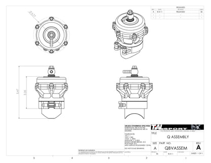 Tial Q Blow Off Valve - Silver