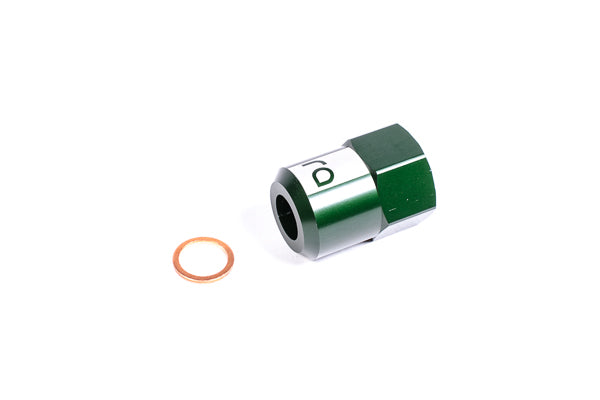 Radium 10AN ORB To Bosch 044 Check Valve Adapter - 20-0259 - Radium AN Fitting