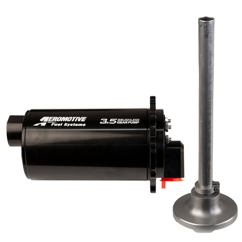 Aeroflow 3.5 GPM Brushless In-Tank Fuel Pump with 90 Degree Outlet & True Variable Speed Controller - 19321