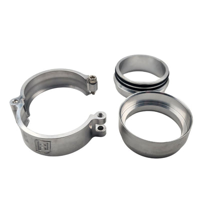 Aeroflow Aluminium Intercooler Pipe Clamp 2-1/2" Polished - AF25-2500