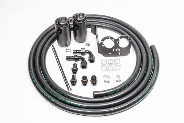 Radium Dual Catch Can Kit, S197 Shelby GT500, Fluid Lock - 20-0329-Fl - Radium Engine Oil Catch Can Kit