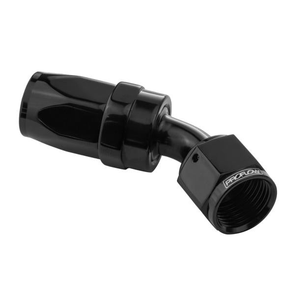 Proflow -4 90 Deg BLACK Hose End