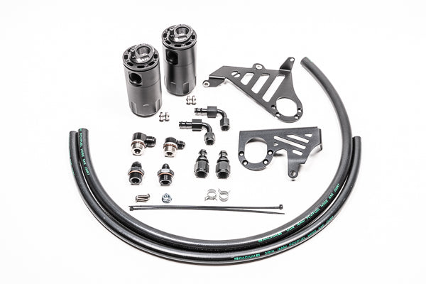 Radium Dual Catch Can Kit, 2015-18 Focus St, Fluid Lock - 20-0358-Fl - Radium Engine Oil Catch Can Kit