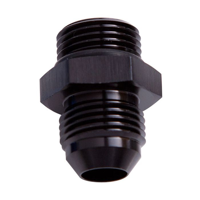 Aeroflow Fitting Straight Adaptor -08AN To -10AN O-Ring Port, Black