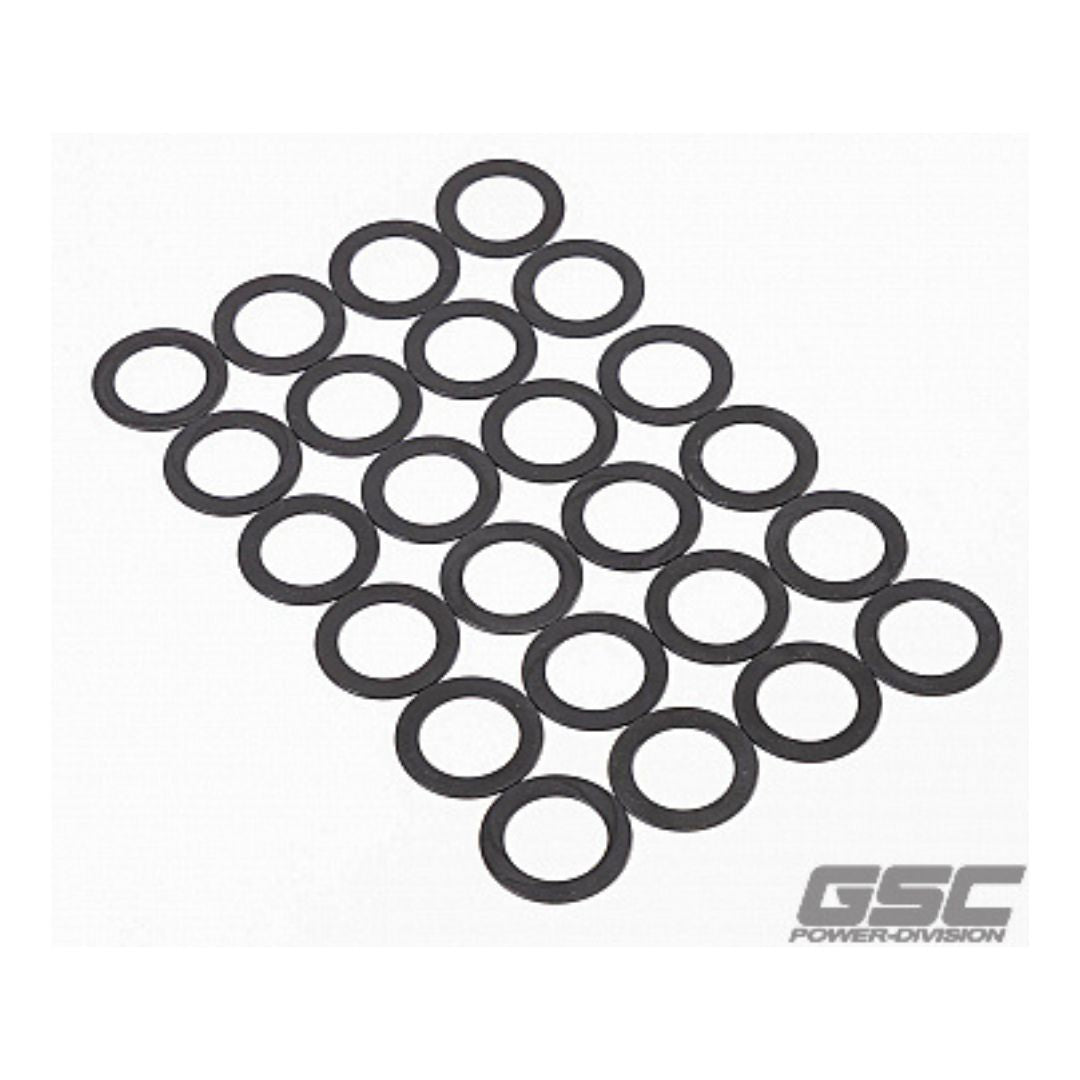 GSC P-D Toyota 2JZ-GTE / Nissan VR38DETT .5mm Thick 27.56mm OD 18.4mm ID Spring Seat Kit (Set of 24) - GSC1083