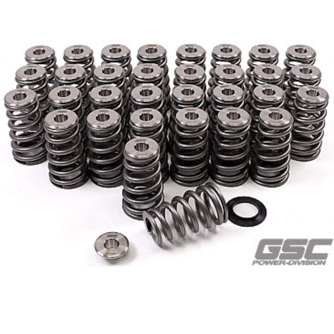 GSC P-D Ford Mustang 5.0L Coyote Gen 3 High Pressure Conical Valve Spring & Ti Retainer Kit - GSC5011