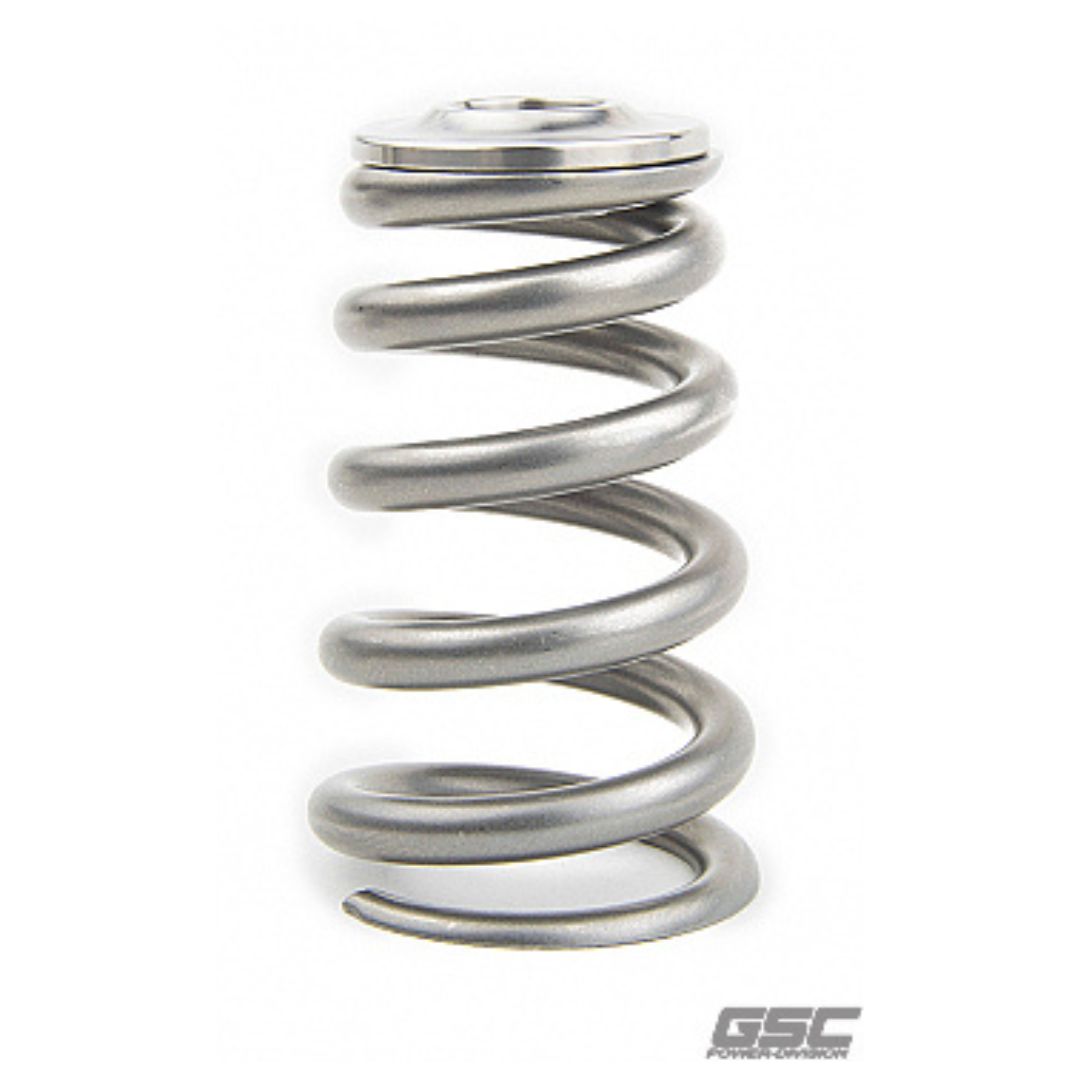 GSC P-D Mitsubishi 4G63T High Pressure Single Conical Valve Spring & Ti Retainer Kit - GSC5079