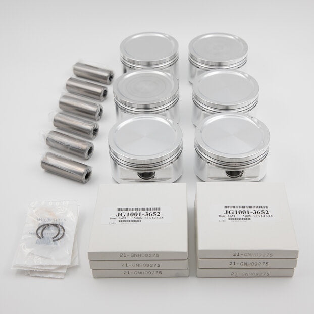 JE Ford Barra BA-BF XR6 Turbo Pistons 0.5mm OS 9.0:1