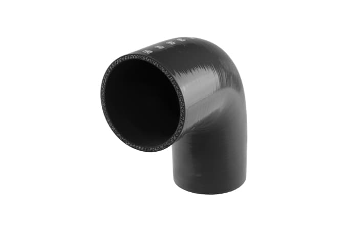 Turbosmart Silicon 90 Degree Hose Elbow 3.50" (Black) - TS-HE90350-BK
