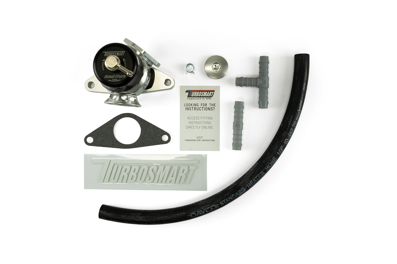 Turbosmart BOV Dual Port Subaru-Black - TS-0205-1016