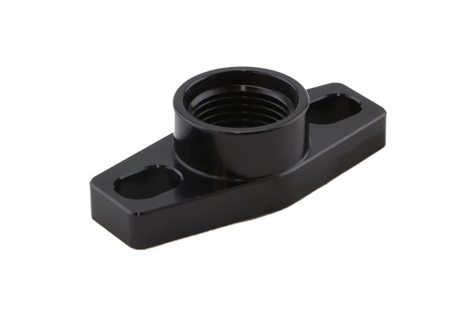 Turbosmart Billet Turbo Drain Adapter 38-44mm Slotted Unl Small Frame - TS-0804-1010