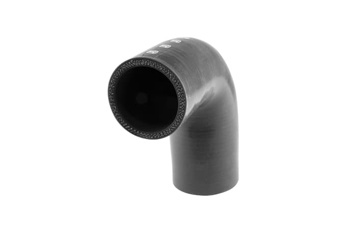 Turbosmart Silicon 90 Degree Reducer Elbow 2.00–2.50" (Black) - TS-HRE92025-BK