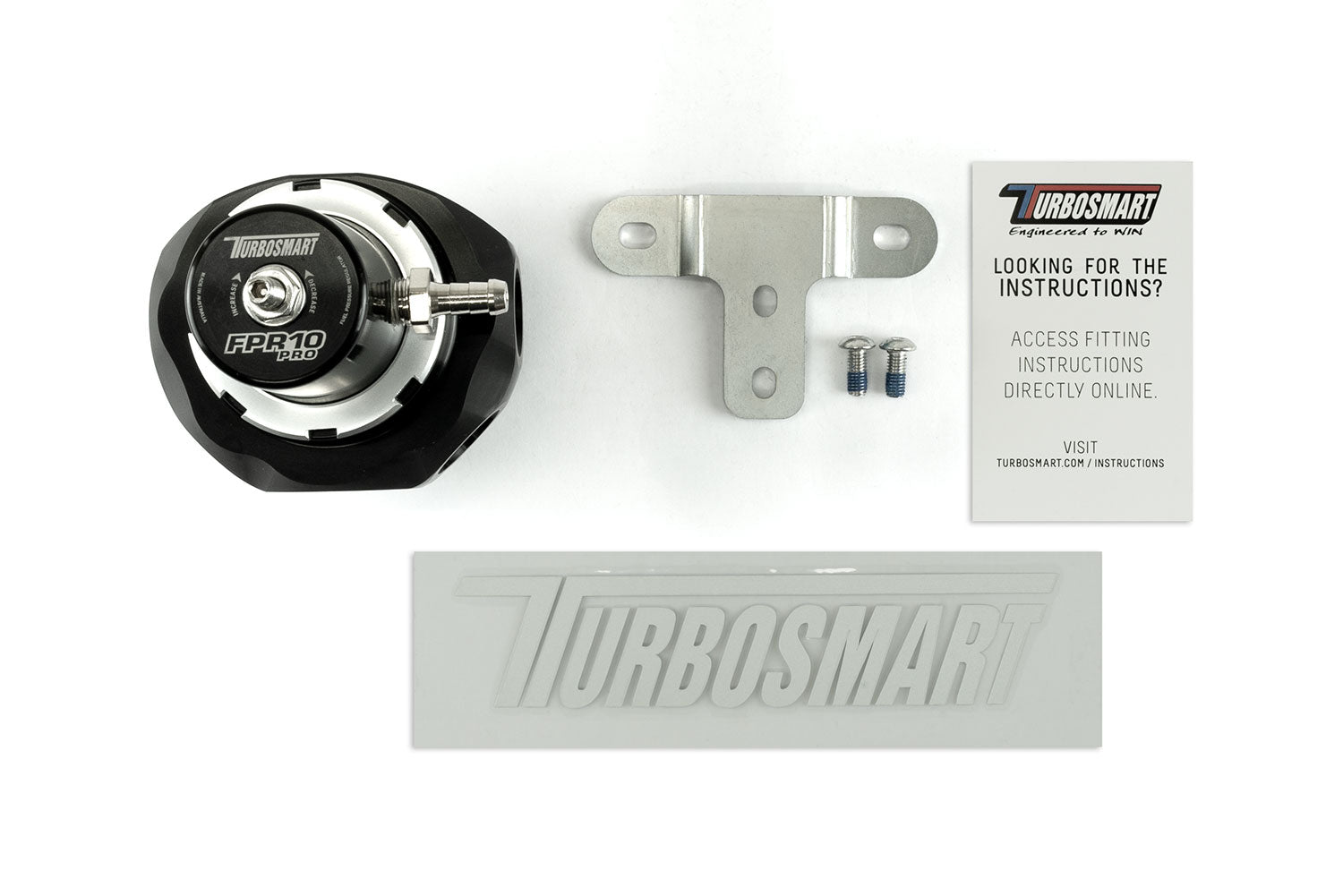 Turbosmart FPR10 Pro - Fuel Pressure Regulator - Black - TS-0404-1242