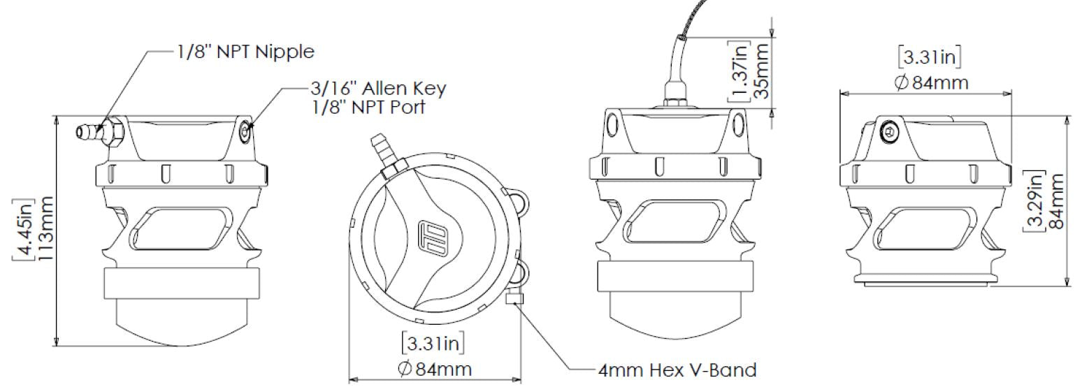 Turbosmart BOV ProPort BOV Purple - TS-0208-1113