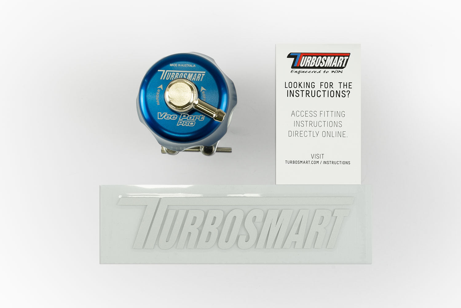 Turbosmart BOV Vee Port Pro Uni -Blue - TS-0205-1130