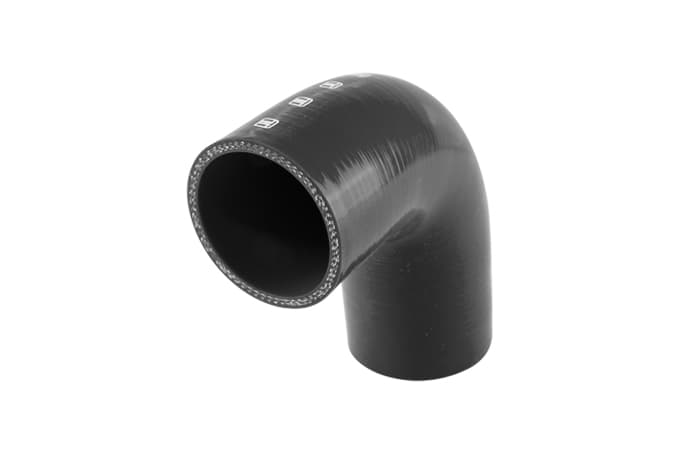 Turbosmart Silicon 90 Degree Reducer Elbow 2.50–2.75" (Black) - TS-HRE9250275-BK - Turbosmart Turbosmart Products