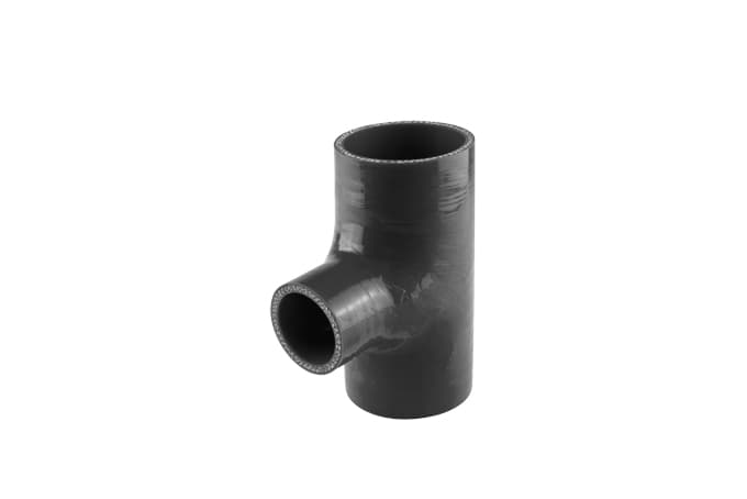 Turbosmart Silicon Hose Hose Tee 2.50" ID1.50"spout - TS-HT250150-BK - Turbosmart Turbosmart Products