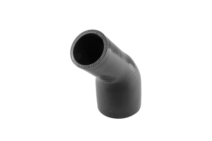 Turbosmart Silicon 45 Degree Reducer Elbow 2.00–3.00"(Black) - TS-HRE42030-BK - Turbosmart Turbosmart Products