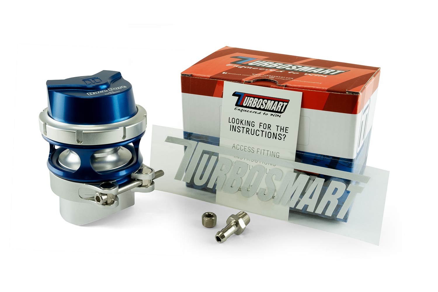 Turbosmart BOV RacePort GenV Blue - TS-0204-1131