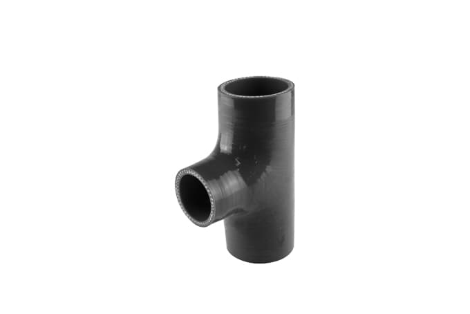 Turbosmart Hose Tee 2.00" ID 1.50" Spout - TS-HT200150-BK