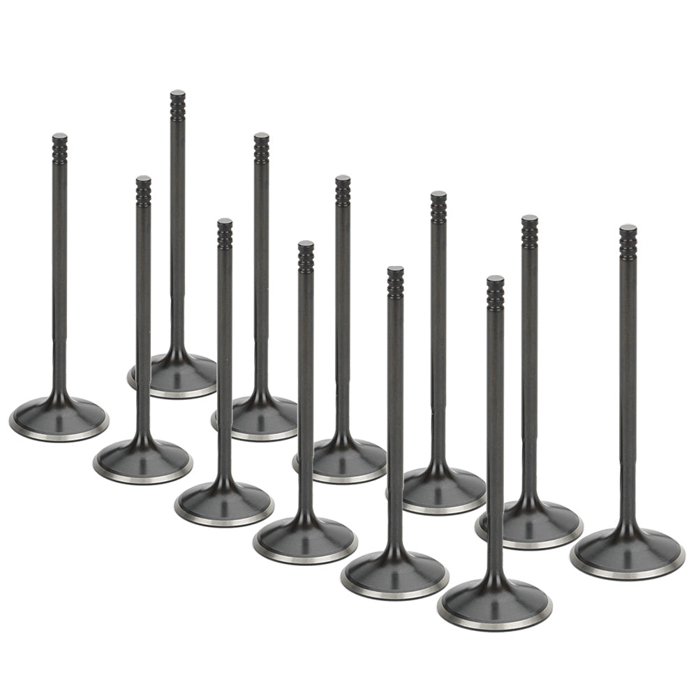 Supertech Audi/VW 1.8/2.7T 5V Intake Valve SS/ Blk. Nitrided (SET OF 12) AIVN-1103-12