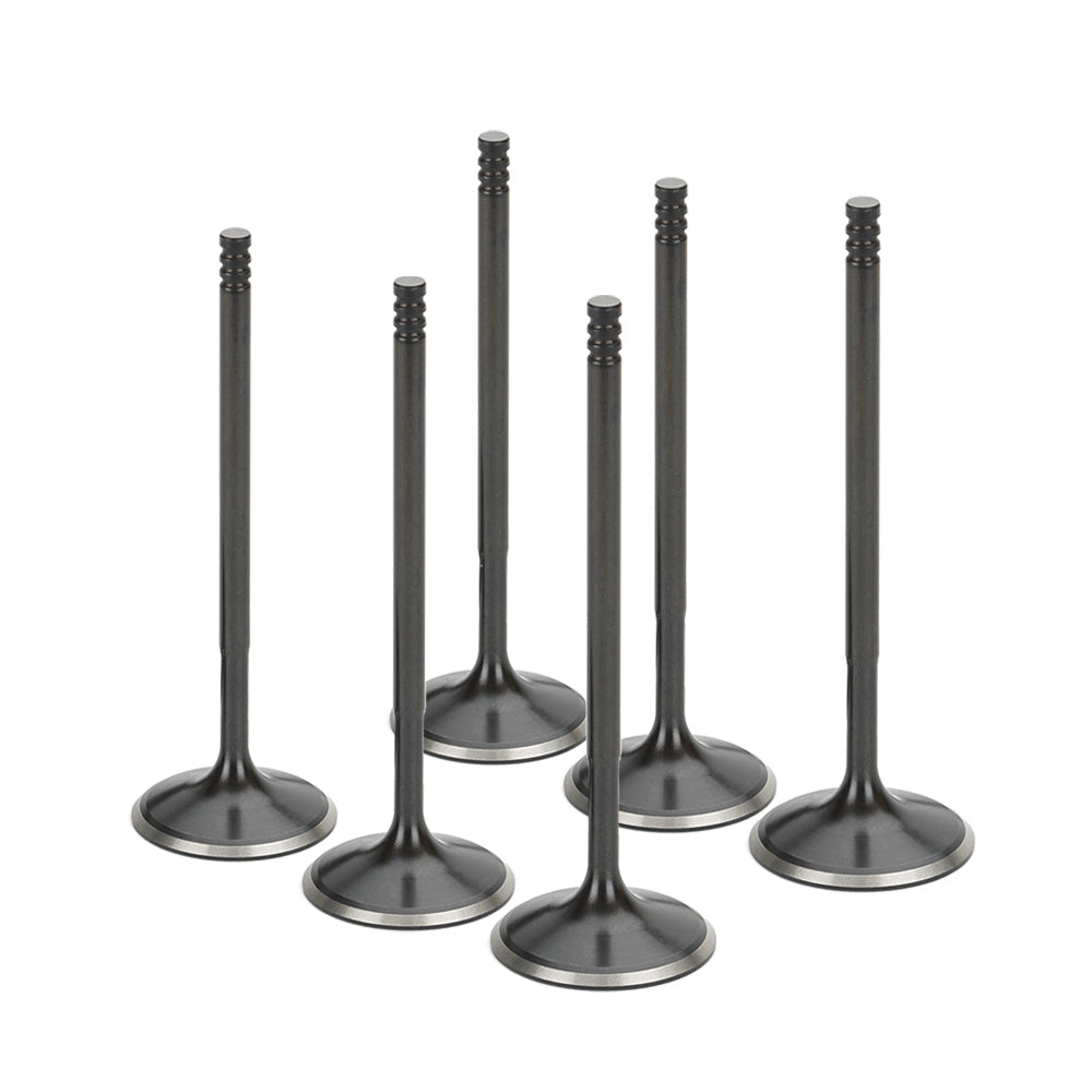 Supertech VW VR6 12v/ 2.8lts Intake valve SS/Blk.Nitridedn (SET OF 6) VWIVN-1007-6