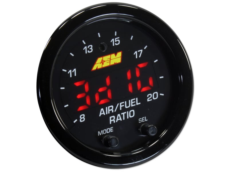 AEM X-Series, Wideband UEGO Air/Fuel Ratio Gauge - 30-0300 (includes 4.9 sensor)